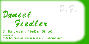 daniel fiedler business card